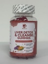 Lukaree Liver Cleanse Detox & Repair Gummies - Cardo de leite Silymarin, Dandelion, Extrato de alcachofra & Elderberry - Sem açúcar, framboesa sabor - 180 Contagem