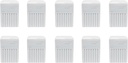 para Siemens/Signia 2.0 Mini Receiver Wax Guards Filtros Aparelhos auditivos Acessórios Cerumen Stop Cleaning Tool Replacements #10966257 10-Pack/80 Filters (Sony C10 & E10 Compatível)