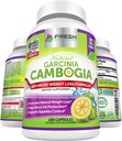SAÚDE FRESCA 100% puro Garcinia Cambogia Extract - Tudo Natural Appetite Supressor & Peso Suporte de Gestão - 180 Cápsulas