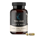 TERRA ORIGIN Sono Saudável e Acordar O Suplemento de Ajuda ao Sono Natural para Adultos O Restful e Despertar Refrescado O GABA, L-Triptofano, Melatonina, Camomila, Valeriana, PassionFlower OL 60 Cápsulas