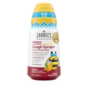Zarbee's Children's Daytime All-in-One Honey Cough Syrup + Mucus, Garganta & Nasal para Crianças 6-12 + Mel Escuro, Ivy Leaf Extract, Zinc Turmeric Root, & B-Vitaminas, Drug-Free, Grape, 4 fl oz