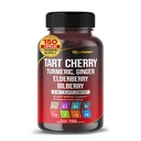 Tart Cherry Turmeric Ginger Stinging Ashwagandha Elderberry Bilberry Black Pepper -150 Cápsulas- Made in USA
