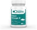 Omne Diem Clean Omega 3 – 1020mg, 120 cápsulas softgel – Suplemento dietético de óleo de peixe com ácidos gordos de Omega-3: EPA & DHA