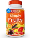 Simplesmente Nature's Proledge - 90 Cápsulas de Fruta - Feito com alimentos integrais Superfoods, embalado com 25 frutas diferentes - 100% Soy Free