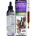 Tratamento Urinário de Gatos e Cachorros, Bexiga e Rim Suporte para Cães e Gatos, Cuidados Poderosos Mas Gentil Pet, com Cranberry líquido e Glucosamina, Sabor de frango, 6 oz garrafa, 1 embalagem