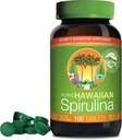 Nutrex Hawaii, Pura espirulina havaiana 500 mg, Vegan, Suporta sistema imunológico, coração, células e energia, 100 comprimidos