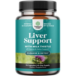 Naturezas Craft Liver Cleanse Detox & Repair - Herbal Liver Support Milk Thistle Supplement - Silymarin Milk Thistle Supplements with Dandelion Root, Choline, Beetroot & Extract - 90 Contagem