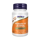 Now Foods Supplements, Probiotic-10TM, 25 bilhões, com 10 Probiótico Strains, Dairy, Soy e Gluten Free, Strain Verified, 50 Veg Cápsulas