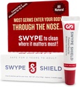 Swype Shield Airborne Partículas e Bloqueador de Alergênio Gel Nasal - Livre de Drogas, para Sofredores de Alergia de Pólen, para Viagens de Aviões - (Descentrado) Mais de 180 Aplicações por Tubo (0,27 oz, 7,5g Pack of 1)