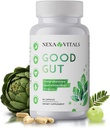 Good Gut - Digestion Suportando ervas para restaurar a saúde do intestino - Promova movimentos de intestino saudável, reduzir o inchaço e aumentar a Motilidade GI w/Triphala & Extrato de alcachofra - 60 Cápsulas