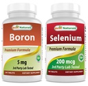 Boro 5 mg & Selênio 200 mcg