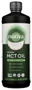 MCT Orgânico Nutiva Óleo, Sem sabor, 32 Oz, USDA Orgânico, Não-GMO, Não-BPA, Todo 30 Aprovado, Vegan, Gluten-Free & Keto, 14g MCT por serviço e sabor neutro para aumentar a energia para café, batidos e saladas
