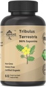 Suplemento Tribulus Terrestris para homens e mulheres Suplemento Booster para energia, Vitalidade, resistência e desempenho (Pacote de 60 Cápsula)