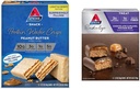 Atkins Manteiga de amendoim proteína Wafer Crisps 5 Count and Chocolate Caramel Mousse Bares 5 Count Bundle