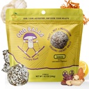 ODD Balls Energia Orgânica Esferas Lemon - Superalimentar Snack Cogumelo - Correndo, Ciclismo, Caminhadas - Gels, Bares Alternativos - Lion's Mane Focus, Cordyceps Energia - Vegan, Lanches Gluten Free para Crianças e Adultos