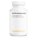 Supersmart - EDTA Zeolite 98% (Formula Avançada) - com Cardo de Leite & Salsa - Suplemento de Alta Potência - Made in USA - Non-GMO & Gluten Free - 90 Cápsulas Vegetarianas