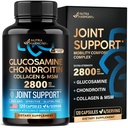 Glucosamina Condroitina HSH Colágeno  . FSA HSA Elegível . Suplemento de suporte conjunto 2800 mg . . Made in USA .