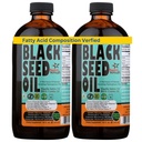 180 dias Premium 2 pacote 16-onça Turco Black Seed Oil - 3X Thymoquinone Optimal - frio-prensa, fonte natural de antioxidantes - por doce Sunnah