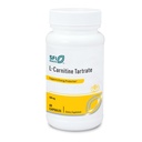 Klaire Labs SFI Health L-Carnitina Tartrato - 500 mg Ácido Amino, L-Carnitina estabilizada - Sem D-Carnitina sintética (60 Cápsulas)
