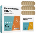 20 Count Motion Sickness Patches - Atuação rápida Alivia Tonturas de enjoo e enjoo, Terno para Passeios de Carro e Barco, Cruzeiro e Patches de Viagem de Avião