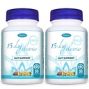 15 dias Cleanse Gut Suporte 2 Pack . . Colon Broom, Detox Suplemento com Senna, Cascara Sagrada & Psyllium Husk, para Homens e Mulheres .