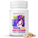 Mama's Select Vitaminas pré-natais para as mulheres – Alergénio-livre, MTHFR Friendly, Folato metilado & B Vitaminas, Fácil de digerir, Suporta o desenvolvimento fetal, Uma vez diariamente, Vegan, Sem biotina