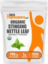 BulkSupplements.com Extrato orgânico de nettle do Stinging em pó - Extrato de folha de garrafa, Suplemento de ervas - Vegan & Gluten Grátis, 750mg por serviço, 1kg (2,2 lbs) (Pacote de 1)