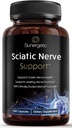 Sunergetic Premium Sciatic Nerve Support Formula - Sciatic Nerve Supplement with Benfotaimine, Alpha Lipoic Acid (ALA) & Meriva Turmeric - Suporta Sciatic Nerve Health & Joint Comfort - 60 Cápsulas