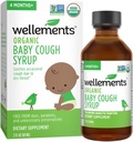 Wellements Organic Daytime Baby Tosse Xarope Ocasional Alivia a Tosse Devido à Garganta Seca* 2 Fl Oz, 4 Meses +