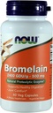 NOW Bromelain 2400 GDU, 500mg, 60 Cápsulas (Pacote de 2)