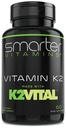 Vitamina K2 MK7 100mcg mais inteligente, feita com K2VITAL e Kale, 60 Softgels líquidos
