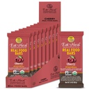EatToHeal Cherry Real Food Bar - Orgânico Vegan saudável Gluten Free Protein Bars - Low Sugar Replacement Bar, Não OGM, Nunca Assado, Planta com base - Feito para desfrutar, Não sentar em prateleiras