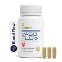 Xtendlife VasQFlow Nitric Oxide Booster - para circulação, fluxo de sangue, coração e músculo apoio com extrato de espinafre vermelho e alho envelhecido - 1 mês de fornecimento (90 contagem)