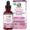 MaryRuth Organics USDA Organic Women's Wellness Líquido Herbal Supplements □ Includes Stinging Nettle, Raspberry Leaf, Eleuthero Root, Chaste Tree Berry □ Suporte Menstrual □ Não-GMO, Vegan