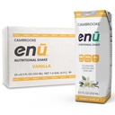ENU Nutrition Shakes - 20g de proteína - 400 calorias - substituição de refeições para ganho de peso (Vanilla, pacote de 24)