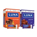 LUNA Bar - Pacote de variedades - Nutz Over Chocolate e Chocolate Cupcake Flavor - Lanches - Não-GMO - Bares de proteína sem glúten - Feito com aveia orgânica (12 Pack, 2 Boxes)