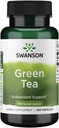 Swanson Green Tea Extract Supplement - Antioxidant Rich - 500 MG Green Tea Leaf Powder - 100 Cápsulas