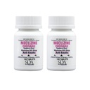 SDA LABORATÓRIOS Meclizina 25mg Comprimidos mastigáveis, anti-eméticos, framboesa sabor, doença de movimento e vertigo alívio para náuseas, tonturas, vômito, ajuda portátil de viagem (2 garrafas de 100 contagem)