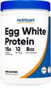 Nutricost Ovo branco proteína em pó 8 onças (desfolhado) - Não-GMO, sem glúten