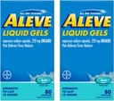Aleve Liquid Gels 80ct. 24cs - 2 embalagens