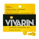 Vivarin, Pílulas de cafeína, 200mg de cafeína por dose, Ajuda com segurança e eficácia a ficar acordado, Sem açúcar, calorias ou ingredientes ocultos, Suplemento de energia, 40 comprimidos
