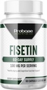 Probase Nutrition Fisetin Senolytic Supplement 100mg de alta potência 60 dias de fornecimento para a saúde celular