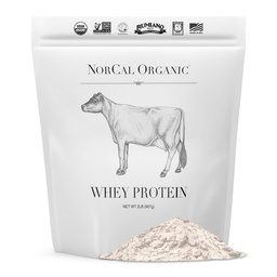 NorCal Orgânico Whey Protein 100% grama-Fed, USDA Certified □ Pure, Clean Protein Source from Northern California Family Farms