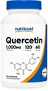Nutricost Quercetin 1000mg, 120 Cápsulas - Cápsulas Vegetarianas, 60 Servings, 500mg Por Cápsula, Não-GMO, Glúten Grátis