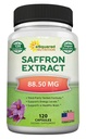 aSquared Nutrition Açafrão Suplementos - 120 Cápsulas - Açafrão Extrair Suplemento Comprimidos - Puro Açafrão Alternativo ao Pó, Chá, Fios e Gummies