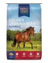 Linho de Ouro Triplo Coroa, Linho para Cavalos, Linho para Cavalos, Omega 3 Equino Suplemento, 25 lbs