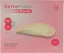 7" x 8" Oval Gentle Border Espuma Dressing for Wound Care (CWL1135) - Aids Wound Healing by Absorbing and retending Drainage While Being Gentle on The Surrounding Skin. (Caixa 10)