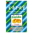 Lozenge de Garganta Dourada (Flavor Original de Honeysuckle) (Garganta, Imune, Suporte Respiratório) (Jinsangzi Houpian) (12 Lozenges) (1 embalagem)