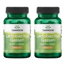 Swanson Lactobacillus Gasseri - Suplemento Probiótico Suportando Saúde Digestiva com 3 bilhões de UFC - Design-Release Satiety & Fat Metabolismo Suporte - (60 Cápsulas Vegetais) 2 Garrafas
