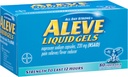 Geles Líquidos de Aleve com Naproxeno Sódio, 220 mg (AINE) Reliever/Redutor de Febre, 80 contagem (Pacote de 2)